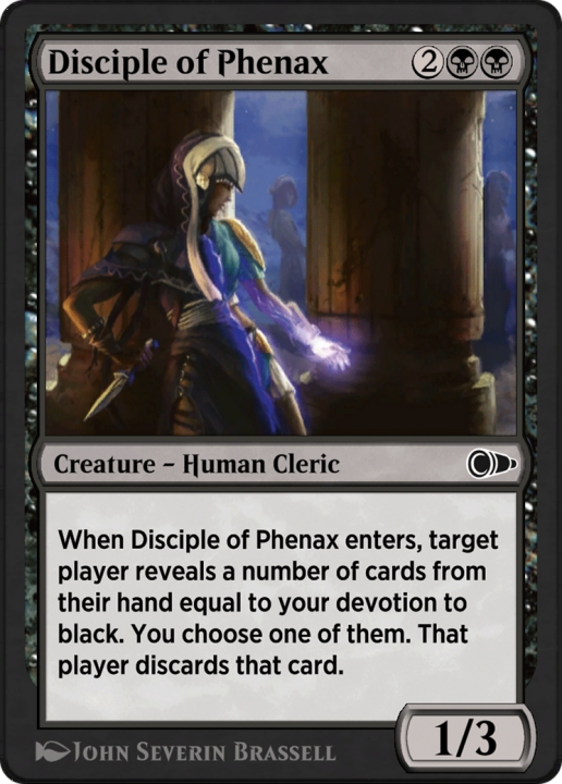 Disciple of Phenax in the group Magic the Gathering / Sets / Pioneer Masters at Proxyprinters.com (102863)