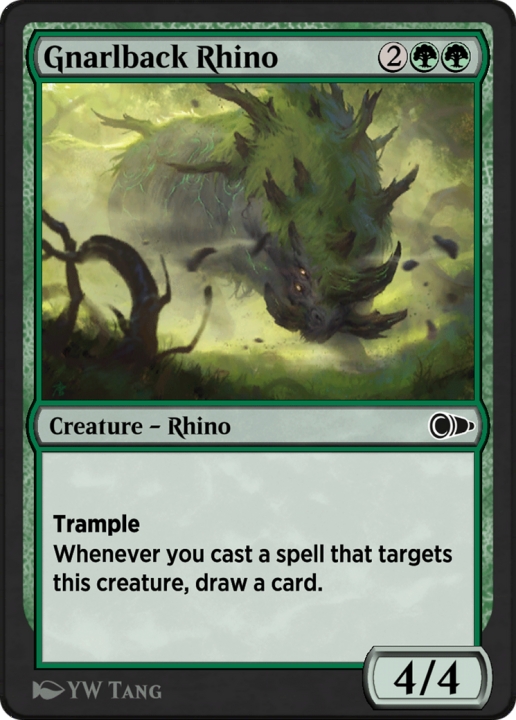 Gnarlback Rhino in the group Magic the Gathering / Sets / Pioneer Masters at Proxyprinters.com (102876)