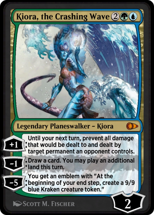 Kiora, the Crashing Wave in the group Magic the Gathering / Sets / Pioneer Masters at Proxyprinters.com (102877)