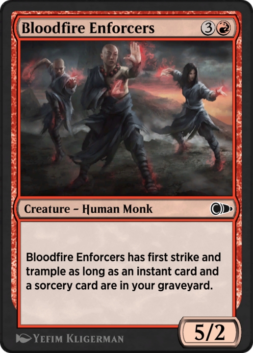 Bloodfire Enforcers in the group Magic the Gathering / Sets / Pioneer Masters at Proxyprinters.com (102887)