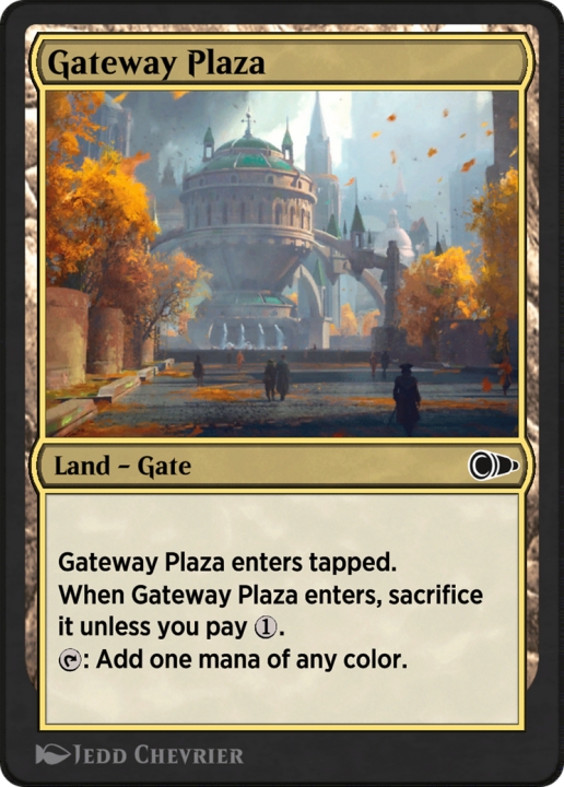 Gateway Plaza in the group Magic the Gathering / Sets / Pioneer Masters at Proxyprinters.com (102919)