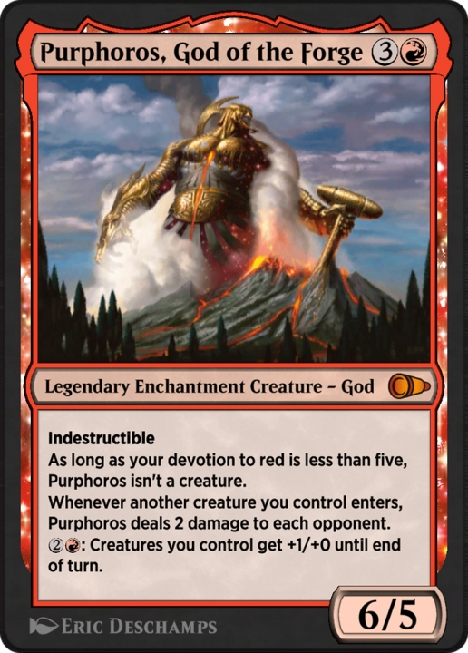 Purphoros, God of the Forge in the group Magic the Gathering / Sets / Pioneer Masters at Proxyprinters.com (102933)