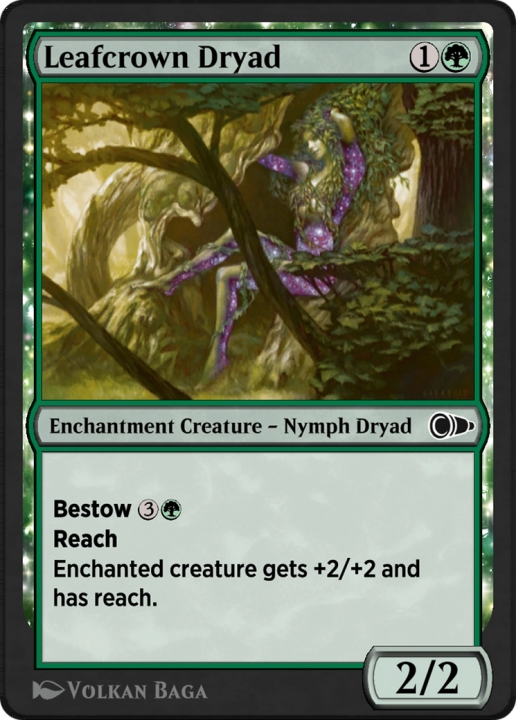 Leafcrown Dryad in the group Magic the Gathering / Sets / Pioneer Masters at Proxyprinters.com (102976)