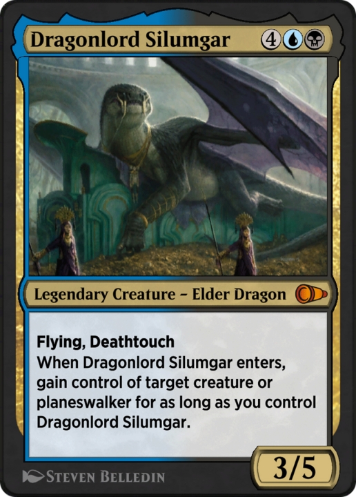 Dragonlord Silumgar in the group Magic the Gathering / Sets / Pioneer Masters at Proxyprinters.com (102977)