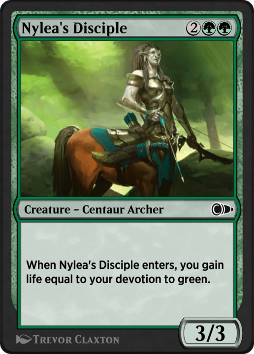 Nylea's Disciple in the group Magic the Gathering / Sets / Pioneer Masters at Proxyprinters.com (102982)