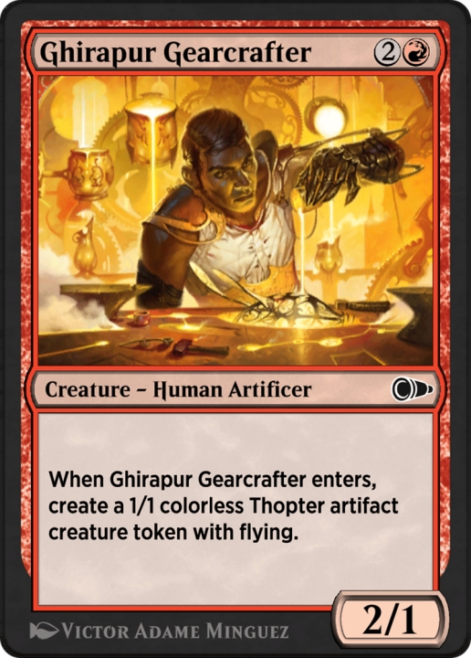 Ghirapur Gearcrafter in the group Magic the Gathering / Sets / Pioneer Masters at Proxyprinters.com (102996)