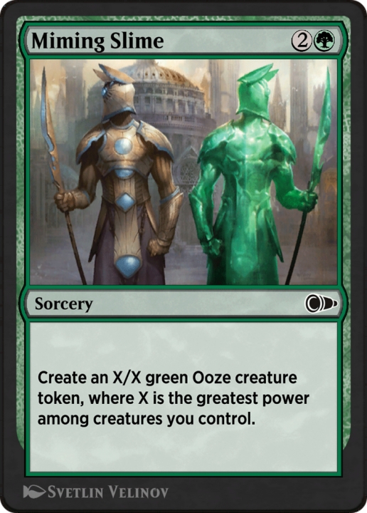 Miming Slime in the group Magic the Gathering / Sets / Pioneer Masters at Proxyprinters.com (102998)