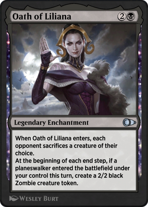 Oath of Liliana in the group Magic the Gathering / Sets / Pioneer Masters at Proxyprinters.com (103000)