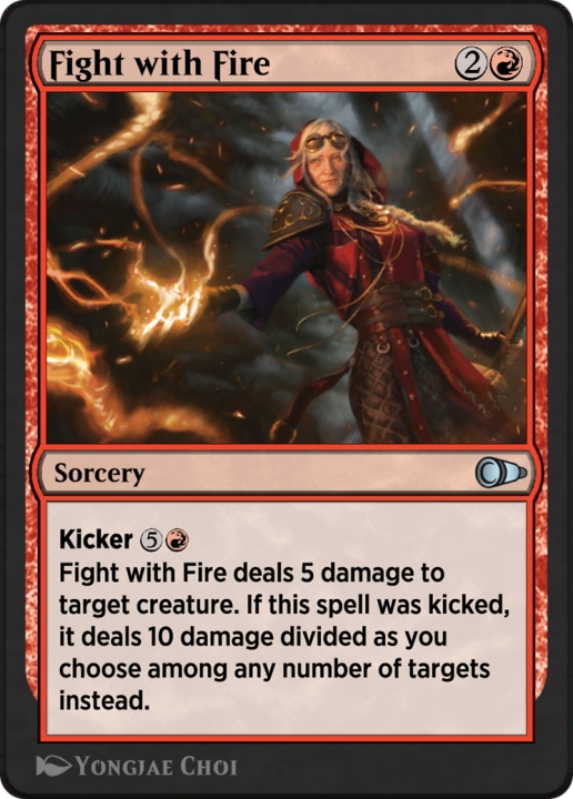 Fight with Fire in the group Magic the Gathering / Sets / Pioneer Masters at Proxyprinters.com (103001)