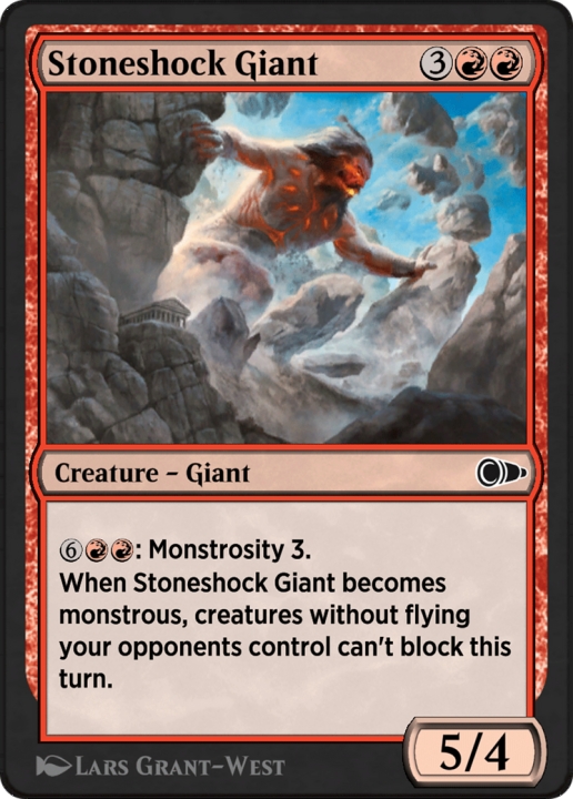 Stoneshock Giant in the group Magic the Gathering / Sets / Pioneer Masters at Proxyprinters.com (103002)