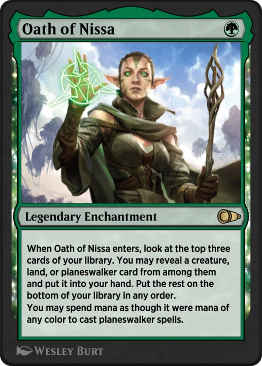 Oath of Nissa in the group Magic the Gathering / Sets / Pioneer Masters at Proxyprinters.com (103012)