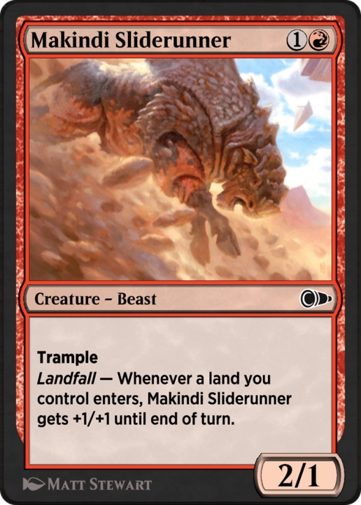 Makindi Sliderunner in the group Magic the Gathering / Sets / Pioneer Masters at Proxyprinters.com (103016)