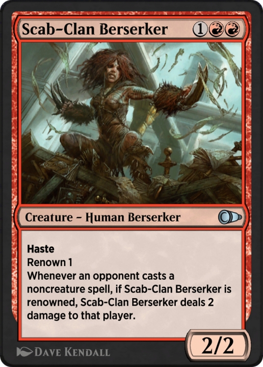 Scab-Clan Berserker in the group Magic the Gathering / Sets / Pioneer Masters at Proxyprinters.com (103046)