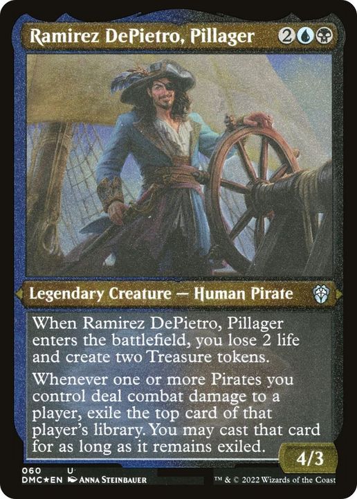 Ramirez DePietro, Pillager in the group Magic the Gathering / Types / Colors / Multicolors / B, U at Proxyprinters.com (10307)