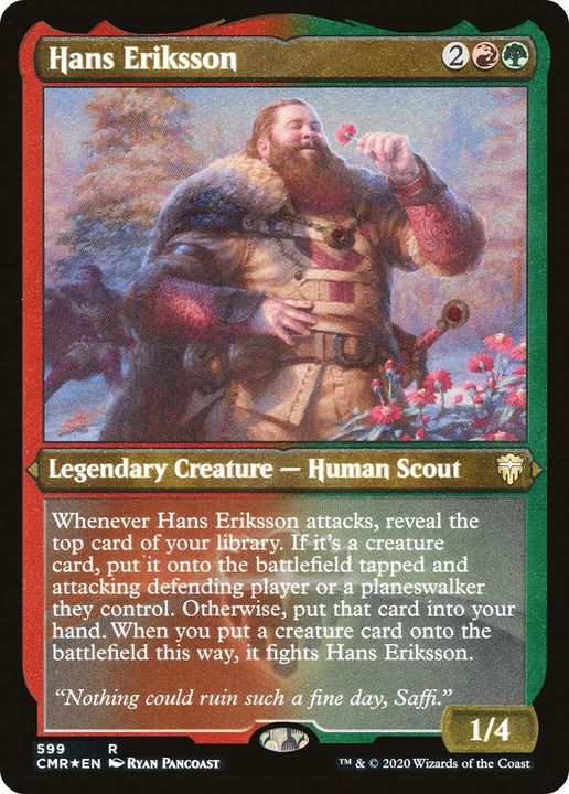 Hans Eriksson in the group Magic the Gathering / Types / Colors / Multicolors / G, R at Proxyprinters.com (10308)