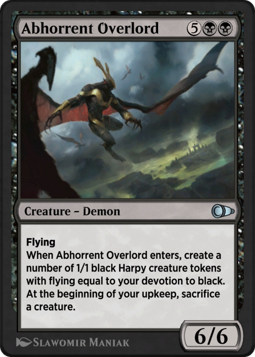 Abhorrent Overlord in the group Magic the Gathering / Sets / Pioneer Masters at Proxyprinters.com (103088)