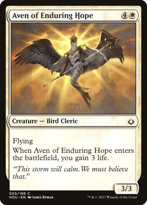 Aven of Enduring Hope in the group Magic the Gathering / Types / Colors / White at Proxyprinters.com (1031)