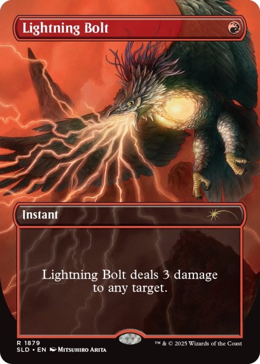 Lightning Bolt in the group Magic the Gathering / Sets / Secret Lair / Featuring: Mitsuhiro Arita at Proxyprinters.com (103124)