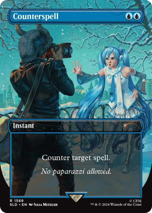 Counterspell in the group Magic the Gathering / Sets / Secret Lair / Secret Lair x Hatsune Miku: Winter Diva at Proxyprinters.com (103142)