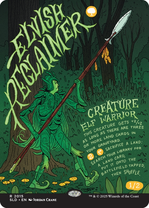 Elvish Reclaimer in the group Magic the Gathering / Sets / Secret Lair / Garden Buds at Proxyprinters.com (103148)