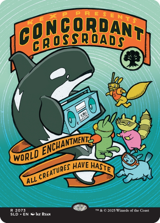 Concordant Crossroads in the group Magic the Gathering / Sets / Secret Lair / Secret Lair x KEXP: You Are Not Alone at Proxyprinters.com (103169)