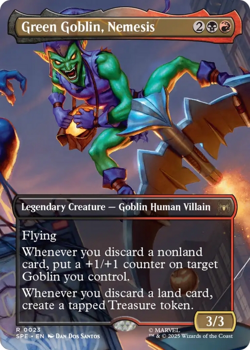 Green Goblin, Nemesis in the group Magic the Gathering / Sets / Marvel's Spider-Man Eternal at Proxyprinters.com (103201)