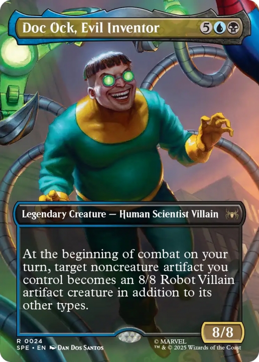 Doc Ock, Evil Inventor in the group Magic the Gathering / Sets / Marvel's Spider-Man Eternal at Proxyprinters.com (103202)