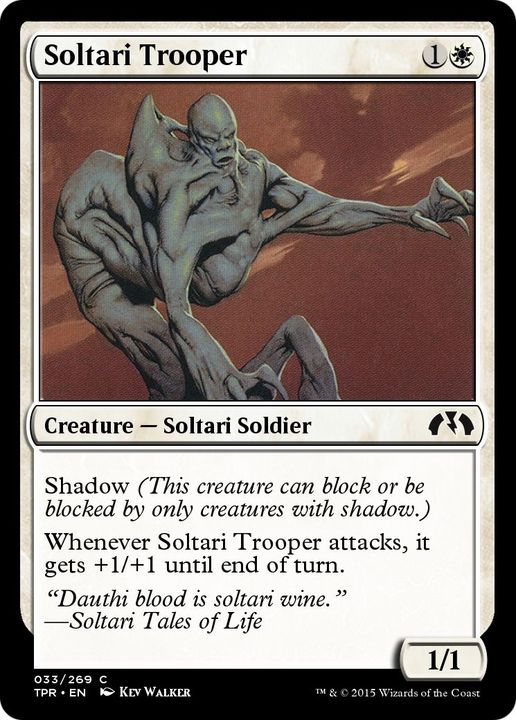 Soltari Trooper in the group Magic the Gathering / Types / Colors / White at Proxyprinters.com (10323)