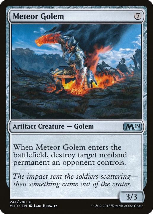 Meteor Golem in the group Magic the Gathering / Sets / Core Set 2019 at Proxyprinters.com (10353)