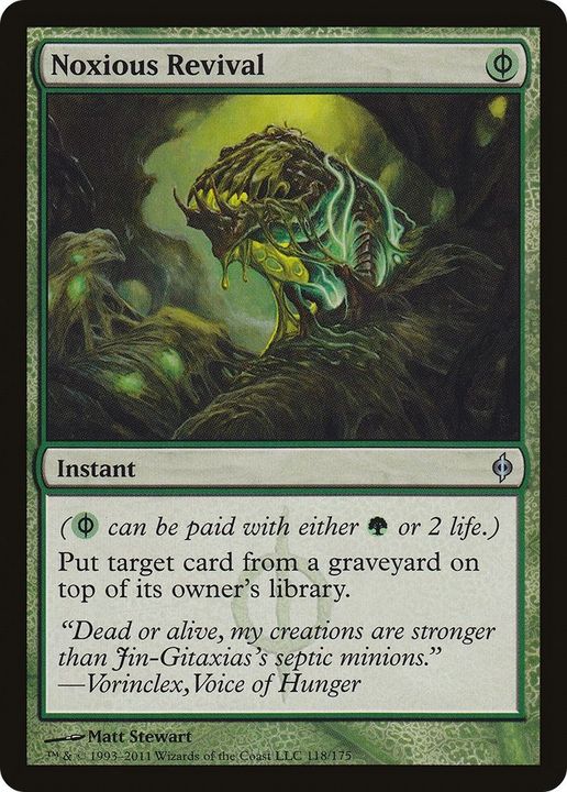 Noxious Revival in the group Magic the Gathering / Sets / New Phyrexia at Proxyprinters.com (10355)