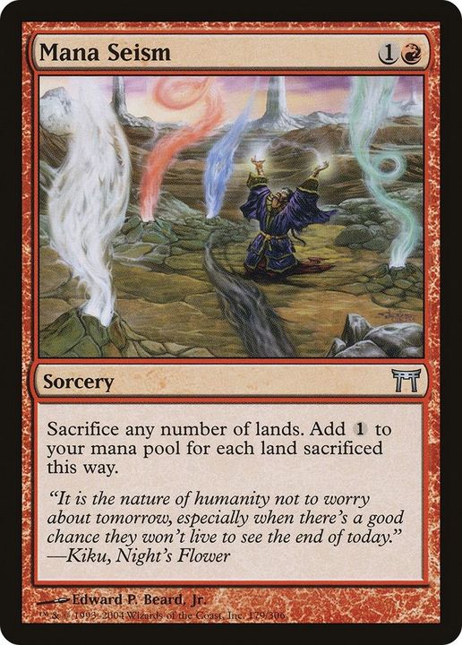 Mana Seism in the group Magic the Gathering / Types / Colors / Red at Proxyprinters.com (10359)