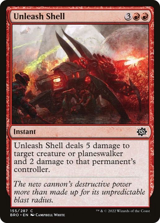 Unleash Shell in the group Magic the Gathering / Types / Colors / Red at Proxyprinters.com (10362)