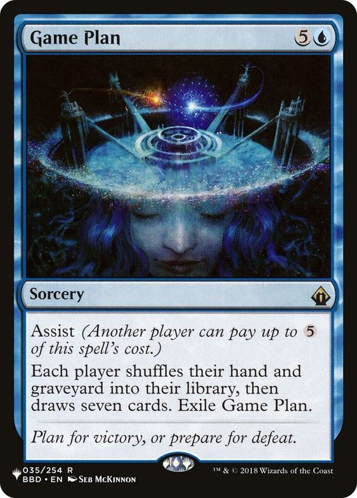 Game Plan in the group Magic the Gathering / Types / Colors / Blue at Proxyprinters.com (10367)