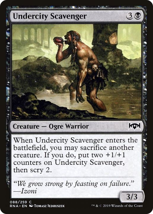 Undercity Scavenger in the group Magic the Gathering / Types / Creatures / Warrior at Proxyprinters.com (10372)