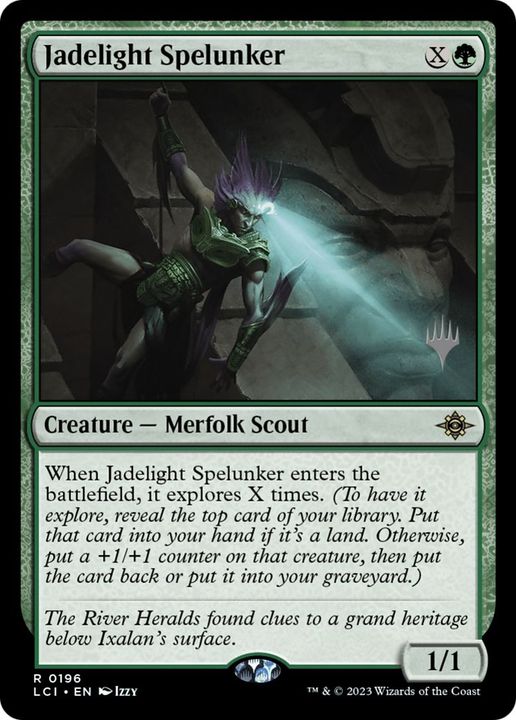 Jadelight Spelunker in the group Magic the Gathering / Types / Colors / Green at Proxyprinters.com (10382)