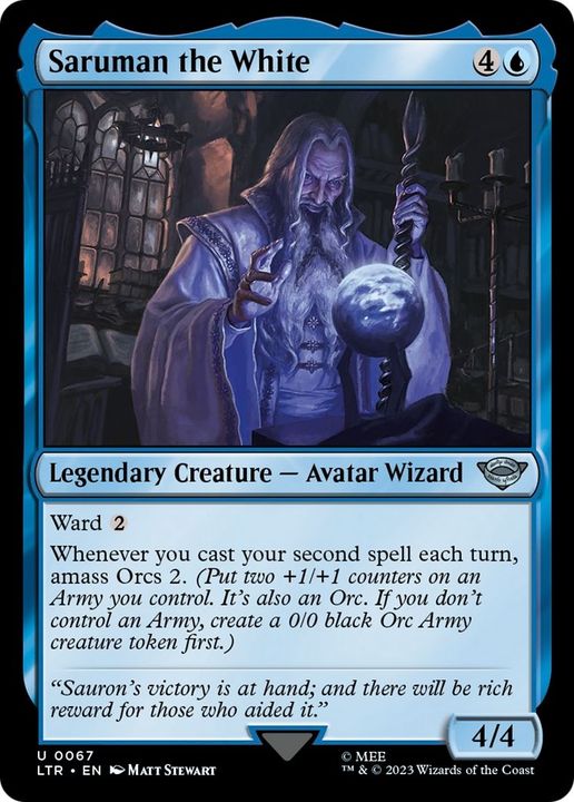 Saruman the White in the group Magic the Gathering / Types / Creatures / Wizard at Proxyprinters.com (10402)