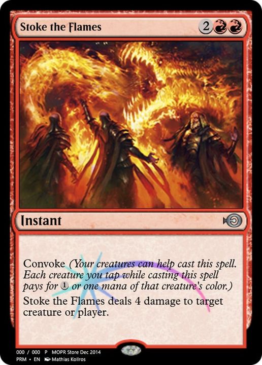 Stoke the Flames in the group Magic the Gathering / Sets / Magic Origins Clash Pack at Proxyprinters.com (10404)