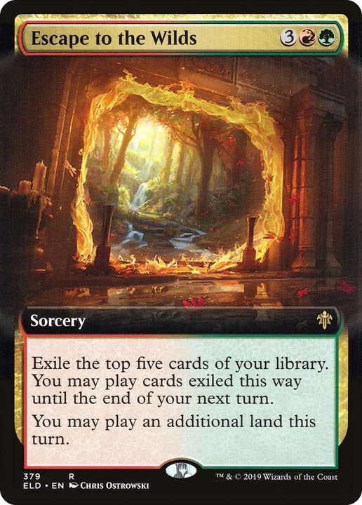 Escape to the Wilds in the group Magic the Gathering / Sets / Throne of Eldraine at Proxyprinters.com (10406)