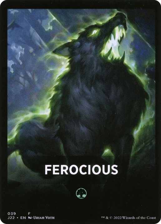 Ferocious in the group Magic the Gathering / Types / Colors / Colorless at Proxyprinters.com (10425)