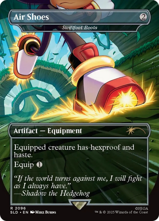 Air Shoes - Swiftfoot Boots in the group Magic the Gathering / Sets / Secret Lair / Secret Lair x Sonic / Secret Lair x Sonic: Turbo Gear at Proxyprinters.com (104274)