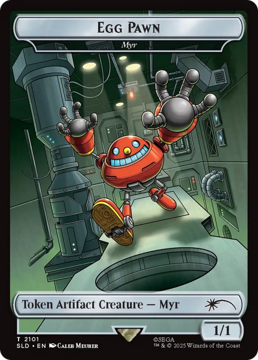 Egg Pawn - Myr in the group Magic the Gathering / Sets / Secret Lair / Secret Lair x Sonic / Secret Lair x Sonic: Turbo Gear at Proxyprinters.com (104279)