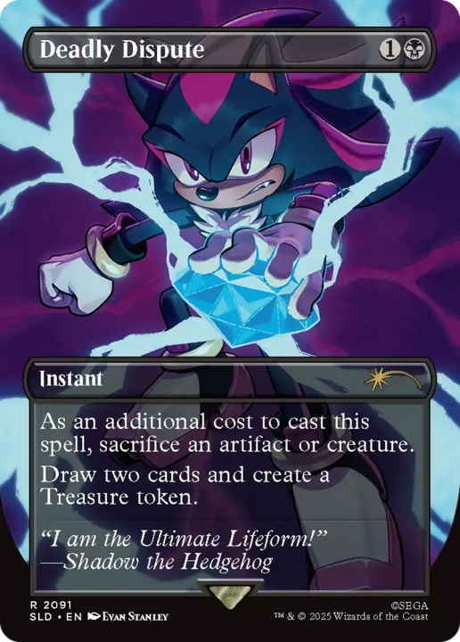 Deadly Dispute in the group Magic the Gathering / Sets / Secret Lair / Secret Lair x Sonic / Secret Lair x Sonic Chasing Adventure at Proxyprinters.com (104283)