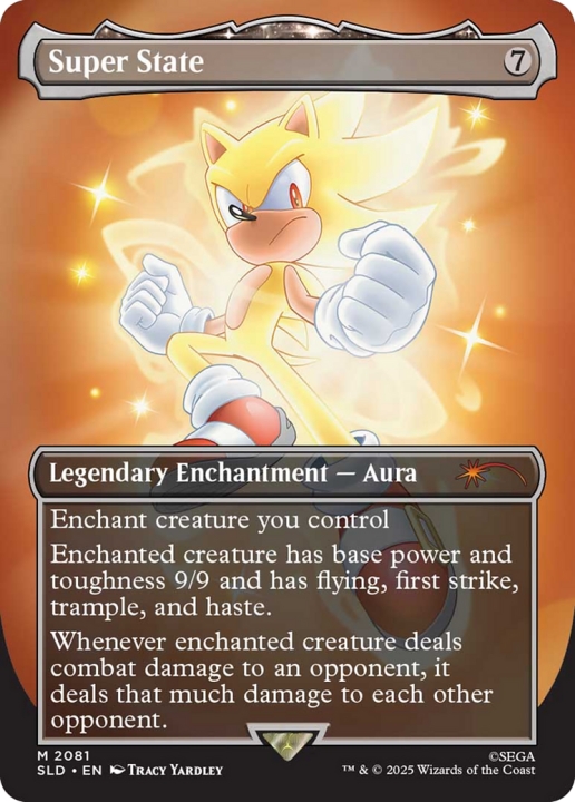 Super State in the group Magic the Gathering / Sets / Secret Lair / Secret Lair x Sonic / Secret Lair x Sonic Friends & Foes at Proxyprinters.com (104287)
