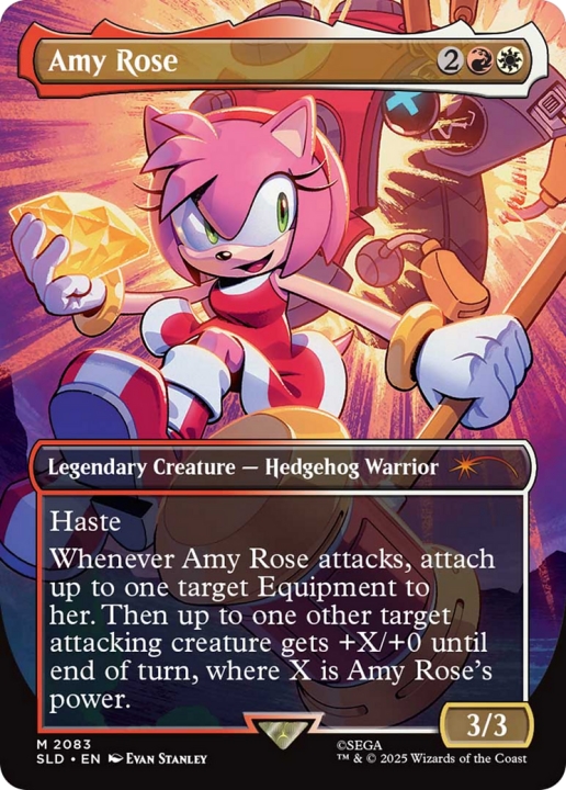 Amy Rose in the group Magic the Gathering / Sets / Secret Lair / Secret Lair x Sonic / Secret Lair x Sonic Friends & Foes at Proxyprinters.com (104289)