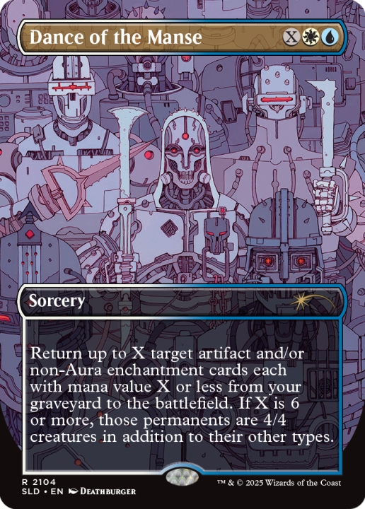 Dance of the Manse in the group Magic the Gathering / Sets / Secret Lair / Featuring: Deathburger at Proxyprinters.com (104296)