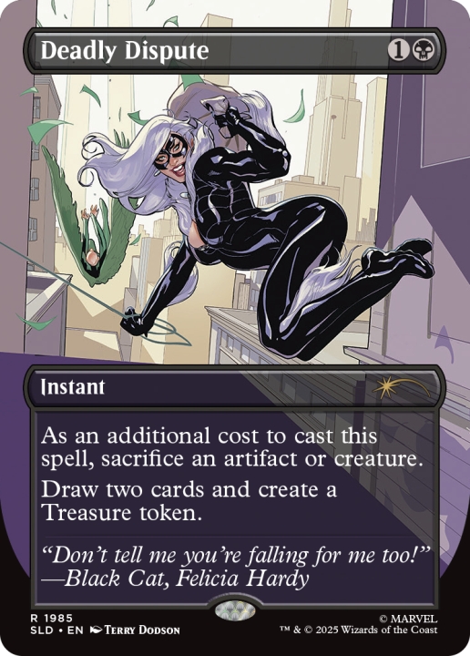 Deadly Dispute in the group Magic the Gathering / Sets / Secret Lair / Secret Lair x Marvel's Spider-Man: Villainous Plots at Proxyprinters.com (104299)