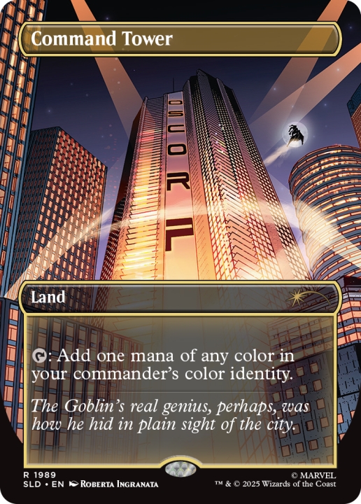 Command Tower in the group Magic the Gathering / Sets / Secret Lair / Secret Lair x Marvel's Spider-Man: Villainous Plots at Proxyprinters.com (104303)
