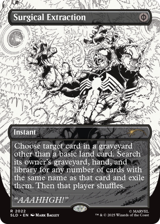 Surgical Extraction in the group Magic the Gathering / Sets / Secret Lair / Secret Lair x Marvel's Spider-Man: Venom Unleashed (Inks) at Proxyprinters.com (104307)