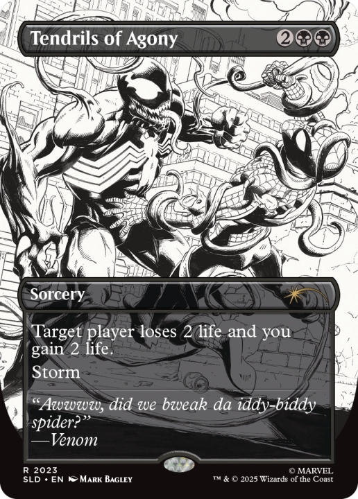 Tendrils of Agony in the group Magic the Gathering / Sets / Secret Lair / Secret Lair x Marvel's Spider-Man: Venom Unleashed (Inks) at Proxyprinters.com (104308)
