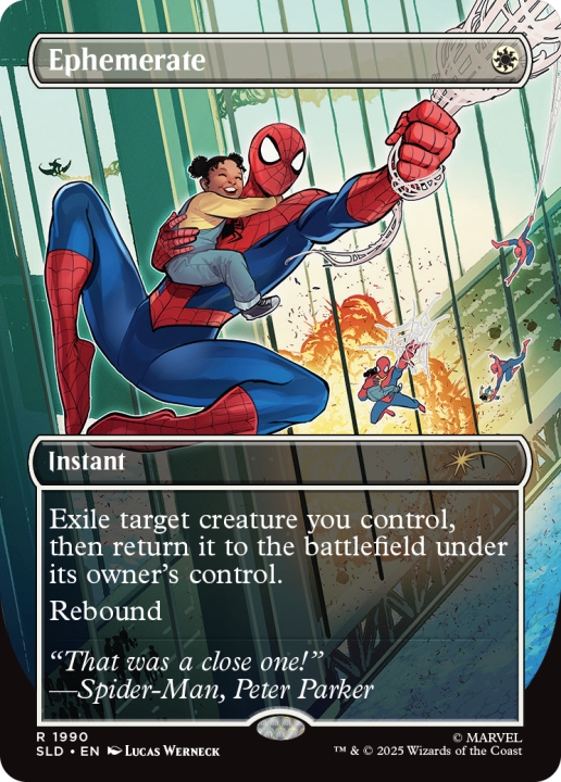 Ephemerate in the group Magic the Gathering / Sets / Secret Lair / Secret Lair x Marvel's Spider-Man: Heroic Deeds at Proxyprinters.com (104309)
